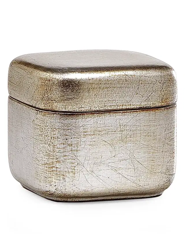 Ava Canister - Silver Leaf