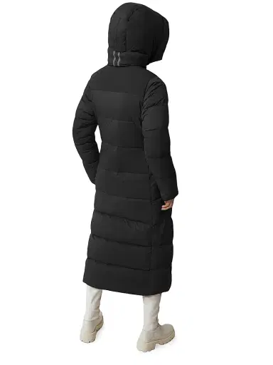 Canada Goose Women's Alliston Longline Hooded Down Parka - Black | Thumbnail 3 Canada Goose Women's Alliston Longline Hooded Down Parka - Black | Thumbnail 3