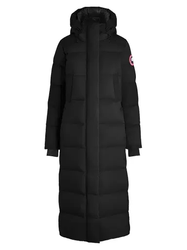 Canada Goose Women's Alliston Longline Hooded Down Parka - Black | Thumbnail 1 Canada Goose Women's Alliston Longline Hooded Down Parka - Black | Thumbnail 1
