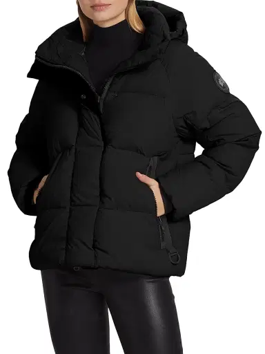 Canada Goose Women's Junction Hooded Down Parka - Black | Thumbnail 3 Canada Goose Women's Junction Hooded Down Parka - Black | Thumbnail 3