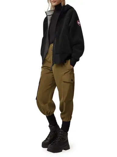 Canada Goose Women's Simcoe Fleece Jacket - Black | Thumbnail 2