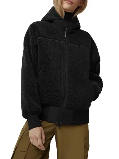 Canada Goose Women's Simcoe Fleece Jacket - Black | Thumbnail 3