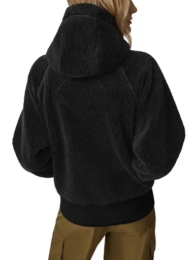 Canada Goose Women's Simcoe Fleece Jacket - Black | Thumbnail 4
