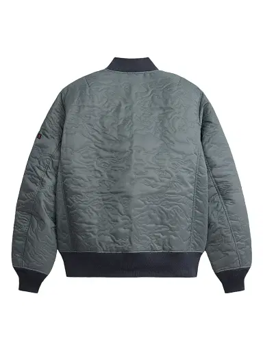 Alpha Industries Men's Camo Quilted Ma-1 Flight Jacket | Thumbnail 2