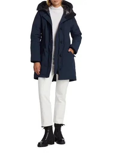 Canada Goose Women's Rossclaire Down Parka - Atlantic Navy - Size XS | Thumbnail 2 Canada Goose Women's Rossclaire Down Parka - Atlantic Navy - Size XS | Thumbnail 2