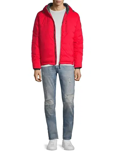 Canada Goose Men's Lodge Down Hooded Jacket - Ozone Blue | Thumbnail 2 Canada Goose Men's Lodge Down Hooded Jacket - Ozone Blue | Thumbnail 2