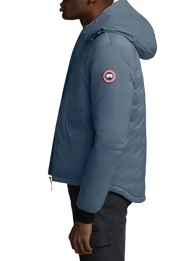 Canada Goose Men's Lodge Down Hooded Jacket - Ozone Blue | Thumbnail 5 Canada Goose Men's Lodge Down Hooded Jacket - Ozone Blue | Thumbnail 5