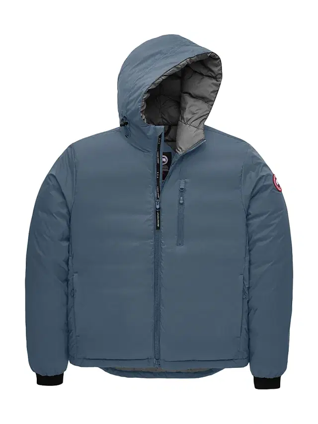 Canada Goose Men's Lodge Down Hooded Jacket - Ozone Blue