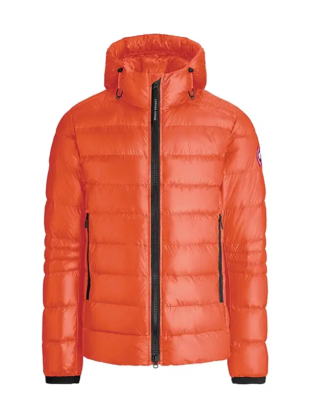 Men's Crofton Hooded Puffer Jacket - Signal Orange