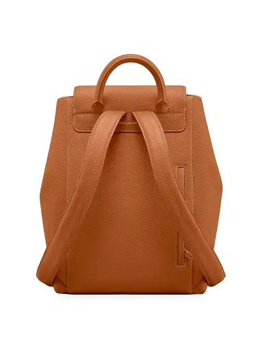 Maison de Sabre Women's Large Leather Soft Backpack - Pecan Brown | Thumbnail 8 Maison de Sabre Women's Large Leather Soft Backpack - Pecan Brown | Thumbnail 8