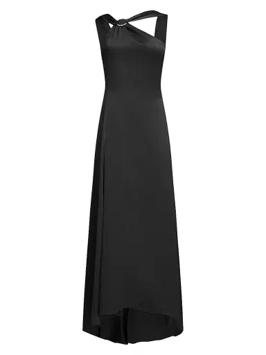 Halston Women's Genevieve Satin Gown | Thumbnail 1