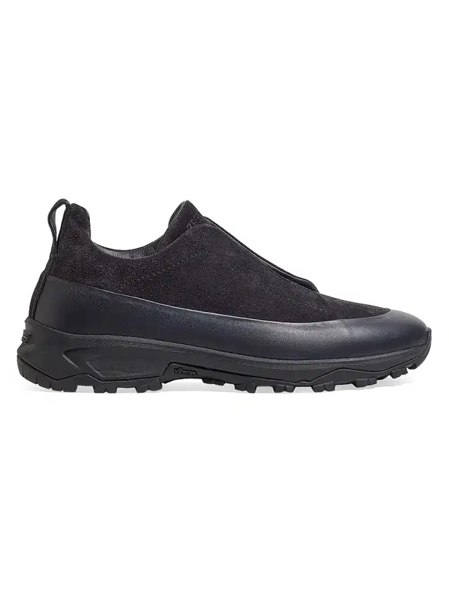 Men's Suede Triple Stitch Monte Sneakers - Navy Blue