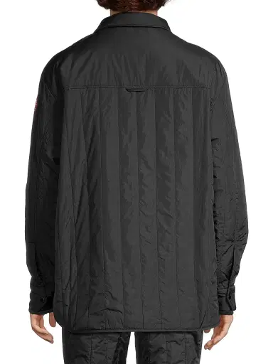Canada Goose Men's Carlyle Quilted Shirt Jacket - Black | Thumbnail 5 Canada Goose Men's Carlyle Quilted Shirt Jacket - Black | Thumbnail 5