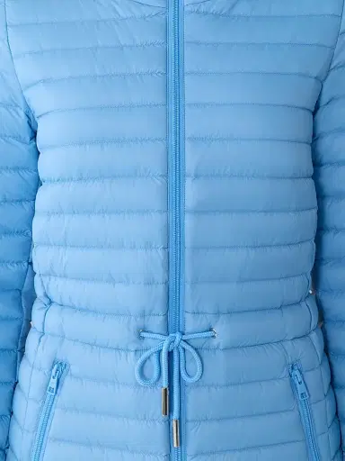 Soia & Kyo Women's Ayleen Lightweight Hooded Puffer Jacket - Poolside Blue | Thumbnail 6
