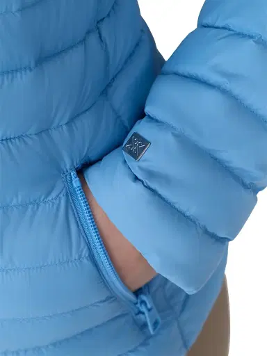 Soia & Kyo Women's Ayleen Lightweight Hooded Puffer Jacket - Poolside Blue | Thumbnail 7