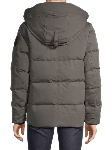 Canada Goose Men's Wyndham Hooded Slim-Fit Down Parka - Coastal Grey - Size XL | Thumbnail 5 Canada Goose Men's Wyndham Hooded Slim-Fit Down Parka - Coastal Grey - Size XL | Thumbnail 5