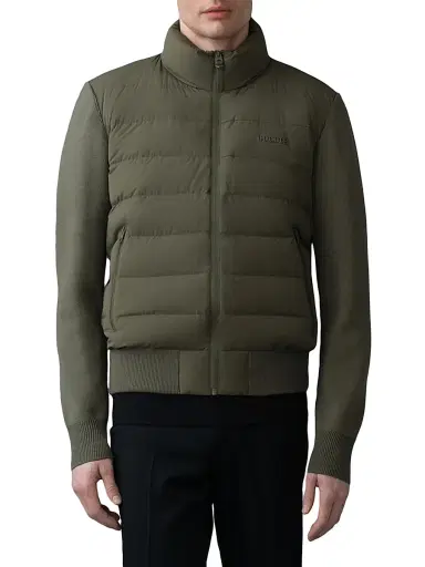Mackage Men's Haney City Hybrid Light Down Jacket - Light Military | Thumbnail 3 Mackage Men's Haney City Hybrid Light Down Jacket - Light Military | Thumbnail 3