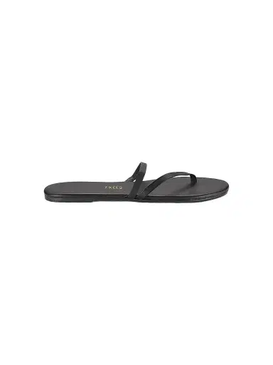 TKEES Women's Sarit Leather Sandals - Black - Size 11 | Thumbnail 1