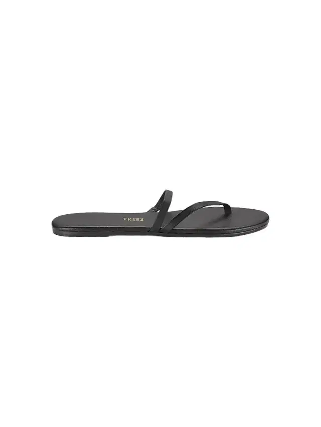 Tkees Women's Sarit Leather Sandals - Black