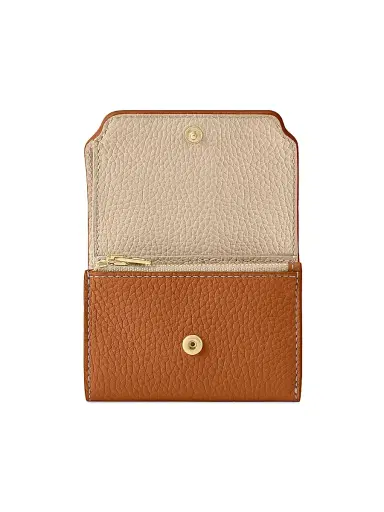 MAISON de SABRÉ Women's Leather Trifold Wallet - Pecan Brown | Thumbnail 3 MAISON de SABRÉ Women's Leather Trifold Wallet - Pecan Brown | Thumbnail 3