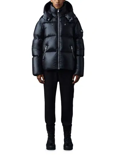 Mackage Men's Kent Down Puffer Jacket - Black - Size 46 | Thumbnail 2