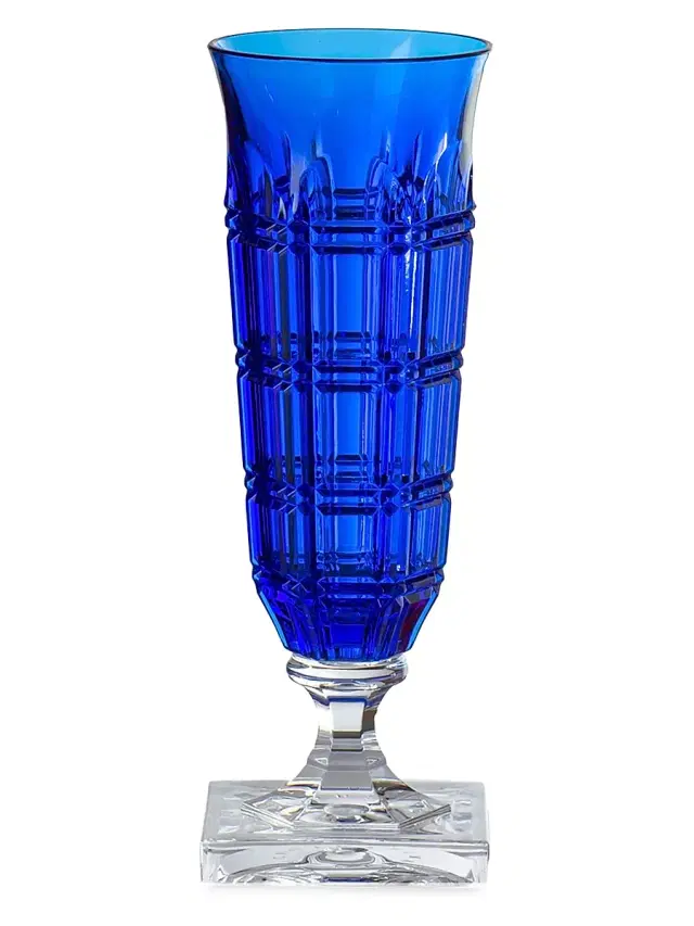 Winston 6-Piece Flute Glass Set - Blue
