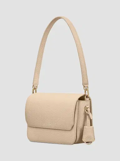 MAISON de SABRÉ Women's Leather Flap Shoulder Bag - Saharan | Thumbnail 4