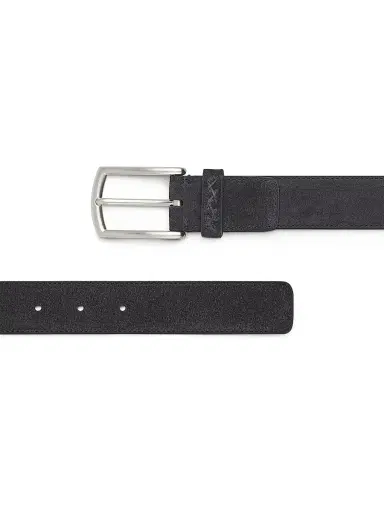 Zegna Men's Suede Belt - Navy Blue - Size 44 | Thumbnail 2 Zegna Men's Suede Belt - Navy Blue - Size 44 | Thumbnail 2