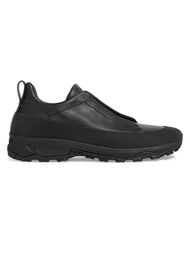 ZEGNA Men's Triple Stitch Monte Sneakers - Black