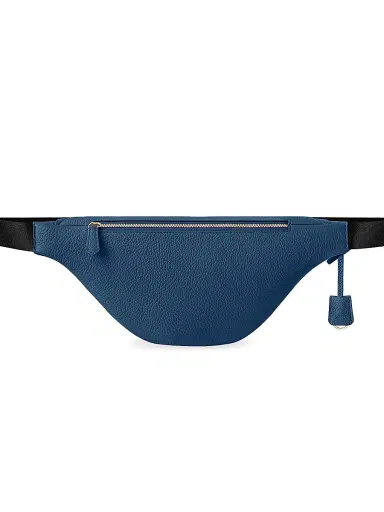 MAISON de SABRÉ Large Leather Sling Bag - Pacific Blue | Thumbnail 5