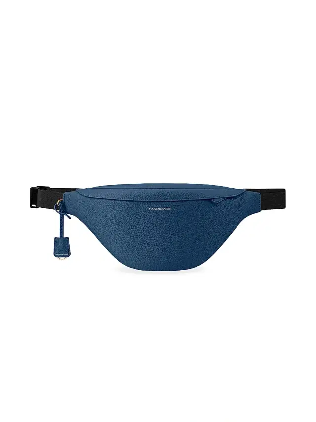 MAISON de SABRÉ Large Leather Sling Bag - Pacific Blue
