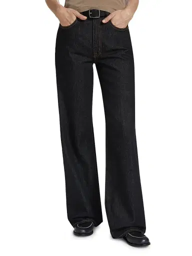SLVRLAKE Women's Grace Wide-Leg Jeans - Empty Sky - Size 32 | Thumbnail 3 SLVRLAKE Women's Grace Wide-Leg Jeans - Empty Sky - Size 32 | Thumbnail 3