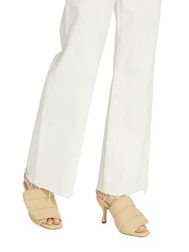 SLVRLAKE Women's Grace High-Rise Wide-Leg Jeans - Natural White - Size 32 | Thumbnail 6