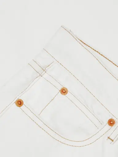 SLVRLAKE Women's Grace High-Rise Wide-Leg Jeans - Natural White - Size 32 | Thumbnail 7