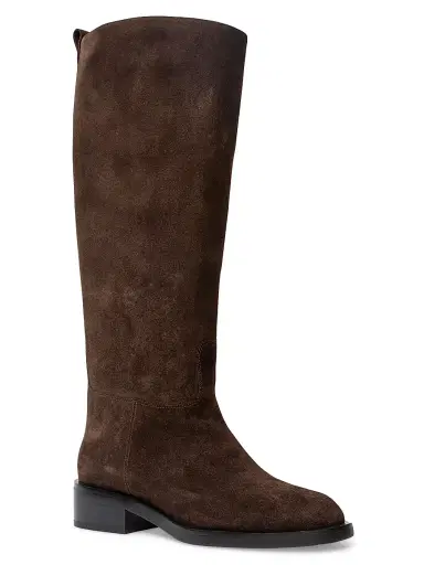 Black Suede Studio Women's Pace Suede Boots - Dark Brown Suede | Thumbnail 3