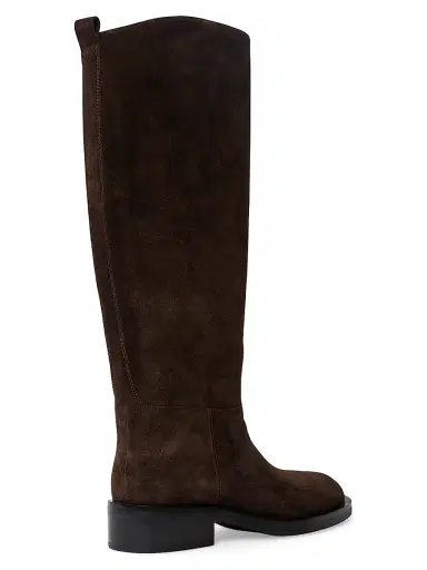 Black Suede Studio Women's Pace Suede Boots - Dark Brown Suede | Thumbnail 4