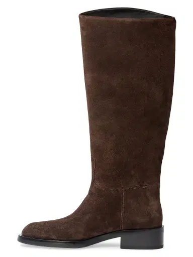 Black Suede Studio Women's Pace Suede Boots - Dark Brown Suede | Thumbnail 5