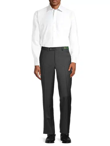 Saks Fifth Avenue Men's COLLECTION Wool Basic Pants - Charcoal - Size 30 | Thumbnail 2 Saks Fifth Avenue Men's COLLECTION Wool Basic Pants - Charcoal - Size 30 | Thumbnail 2