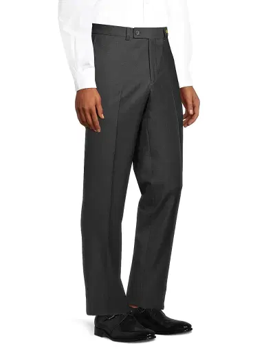 Saks Fifth Avenue Men's COLLECTION Wool Basic Pants - Charcoal - Size 30 | Thumbnail 4 Saks Fifth Avenue Men's COLLECTION Wool Basic Pants - Charcoal - Size 30 | Thumbnail 4