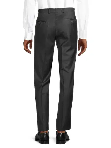 Saks Fifth Avenue Men's COLLECTION Wool Basic Pants - Charcoal - Size 30 | Thumbnail 5 Saks Fifth Avenue Men's COLLECTION Wool Basic Pants - Charcoal - Size 30 | Thumbnail 5
