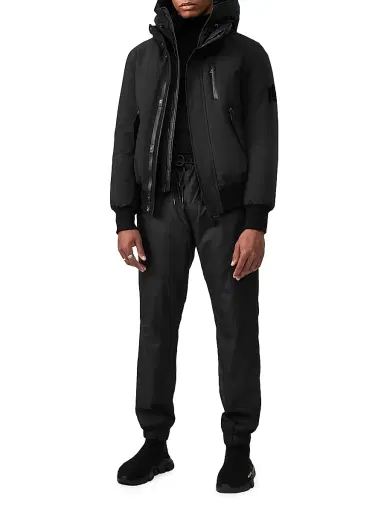 Mackage Men's Dixon Down Bomber Jacket - Black | Thumbnail 2