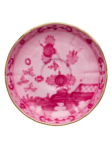 Ginori 1735 Oriente Italiano Gold-Rimmed Tea Saucer - Periwinkle Blue | Thumbnail 13