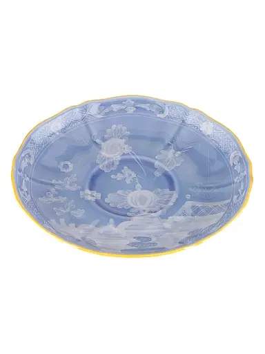 Ginori 1735 Oriente Italiano Gold-Rimmed Tea Saucer - Periwinkle Blue | Thumbnail 3