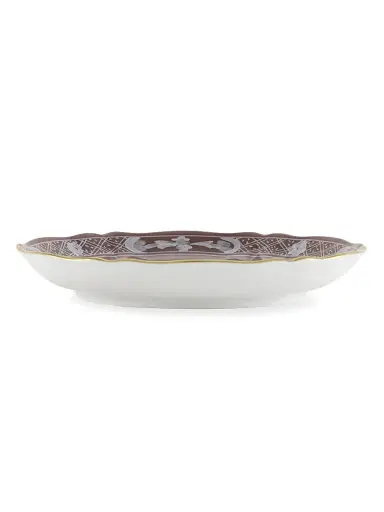 Ginori 1735 Oriente Italiano Gold-Rimmed Tea Saucer - Periwinkle Blue | Thumbnail 8