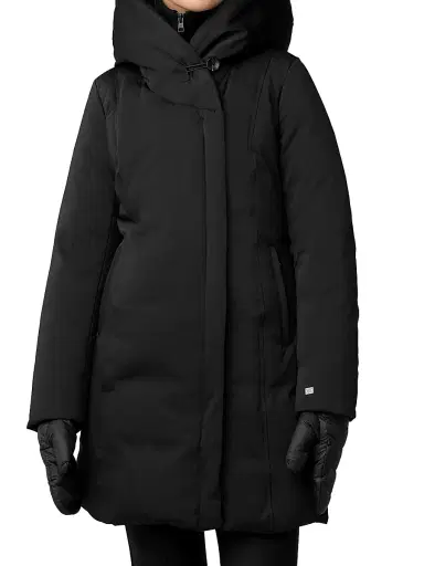 Soia & Kyo Women's Camelia Hooded Down Coat - Black | Thumbnail 3 Soia & Kyo Women's Camelia Hooded Down Coat - Black | Thumbnail 3