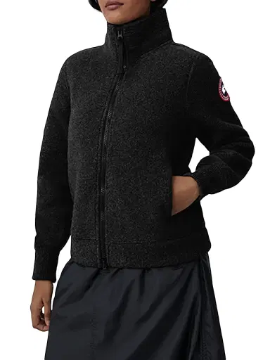 Canada Goose Women's Severn Fleece Jacket - Black | Thumbnail 3 Canada Goose Women's Severn Fleece Jacket - Black | Thumbnail 3