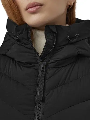 Canada Goose Women's Clair Quilted Nylon Long Coat - Black - Size XS | Thumbnail 5