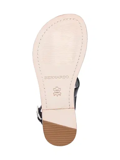 Bernardo Women's Maverick 2 Leather Toe Ring Sandals - Black - Size 11 | Thumbnail 7 Bernardo Women's Maverick 2 Leather Toe Ring Sandals - Black - Size 11 | Thumbnail 7