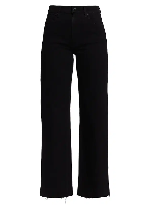 Women's Grace High-Rise Wide-Leg Jeans - Jet Black