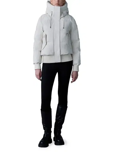 Mackage Women's Nefi Nordic Tech Down Jacket - Cream - Size XL | Thumbnail 2